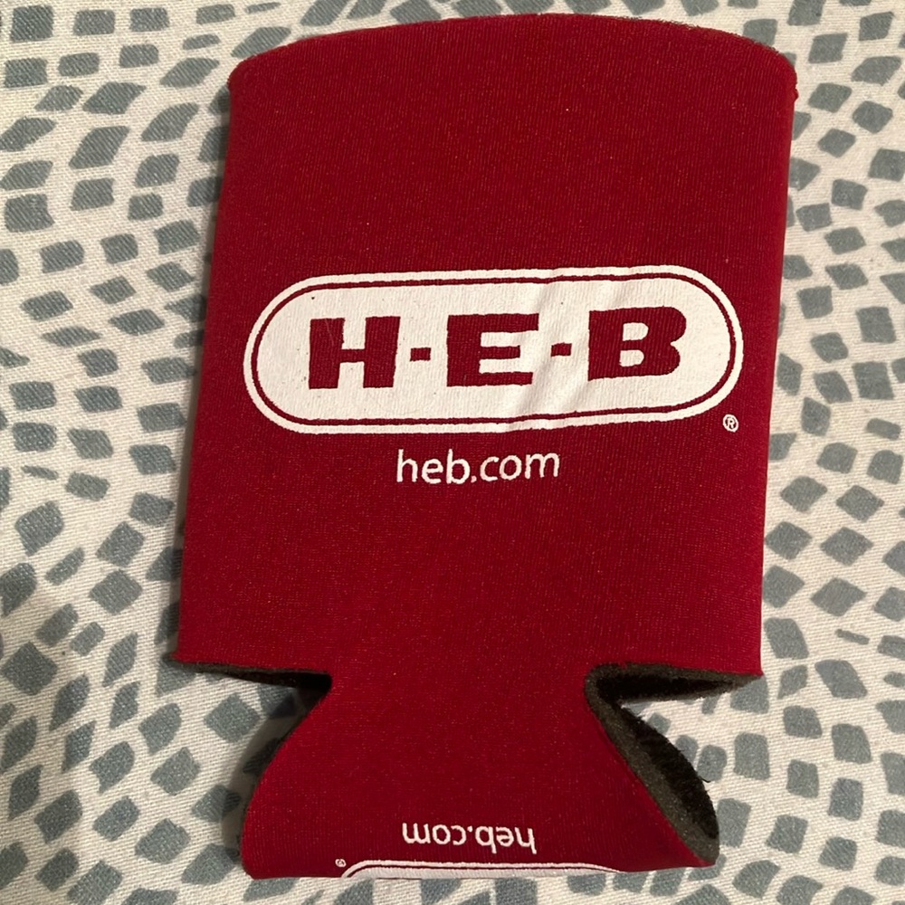 H-E-B Red Can Koozie